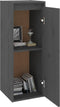 vidaXL - Wandkasten - 2 - st - 30x30x80 - cm - massief - grenenhout - grijs
