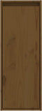 vidaXL - Wandkasten - 2 - st - 30x30x80 - cm - massief - grenenhout - honingbruin