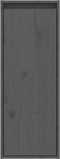 vidaXL - Wandkasten - 2 - st - 30x30x80 - cm - massief - grenenhout - grijs