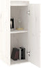 vidaXL - Wandkasten - 2 - st - 30x30x80 - cm - massief - grenenhout - wit