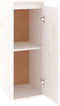 vidaXL - Wandkasten - 2 - st - 30x30x80 - cm - massief - grenenhout - wit