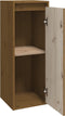 vidaXL - Wandkasten - 2 - st - 30x30x80 - cm - massief - grenenhout - honingbruin