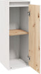 vidaXL - Wandkasten - 2 - st - 30x30x80 - cm - massief - grenenhout - wit