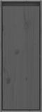 vidaXL - Wandkasten - 2 - st - 30x30x80 - cm - massief - grenenhout - grijs