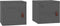 vidaXL - Wandkasten - 2 - st - 31,5x30x30 - cm - massief - grenenhout - grijs
