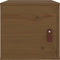 vidaXL - Wandkasten - 2 - st - 31,5x30x30 - cm - massief - grenenhout - honingbruin