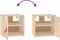 vidaXL - Wandkasten - 2 - st - 31,5x30x30 - cm - massief - grenenhout