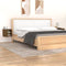 vidaXL - Wandkasten - 2 - st - 31,5x30x30 - cm - massief - grenenhout - honingbruin