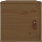 vidaXL - Wandkasten - 2 - st - 31,5x30x30 - cm - massief - grenenhout - honingbruin