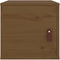 vidaXL - Wandkasten - 2 - st - 31,5x30x30 - cm - massief - grenenhout - honingbruin