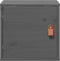 vidaXL - Wandkasten - 2 - st - 31,5x30x30 - cm - massief - grenenhout - grijs