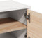 vidaXL - Wandkasten - 2 - st - 31,5x30x30 - cm - massief - grenenhout - wit