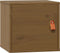 vidaXL - Wandkasten - 2 - st - 31,5x30x30 - cm - massief - grenenhout - honingbruin