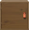 vidaXL - Wandkasten - 2 - st - 31,5x30x30 - cm - massief - grenenhout - honingbruin