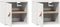 vidaXL - Wandkasten - 2 - st - 31,5x30x30 - cm - massief - grenenhout - wit