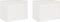 vidaXL - Wandkasten - 2 - st - 45x30x35 - cm - massief - grenenhout - wit