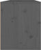 vidaXL - Wandkasten - 2 - st - 45x30x35 - cm - massief - grenenhout - grijs