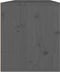 vidaXL - Wandkasten - 2 - st - 45x30x35 - cm - massief - grenenhout - grijs