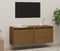 vidaXL - Wandkasten - 2 - st - 45x30x35 - cm - massief - grenenhout - honingbruin