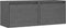 vidaXL - Wandkasten - 2 - st - 45x30x35 - cm - massief - grenenhout - grijs