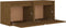 vidaXL - Wandkasten - 2 - st - 45x30x35 - cm - massief - grenenhout - honingbruin