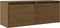 vidaXL - Wandkasten - 2 - st - 45x30x35 - cm - massief - grenenhout - honingbruin