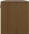vidaXL - Wandkasten - 2 - st - 45x30x35 - cm - massief - grenenhout - honingbruin