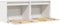 vidaXL - Wandkasten - 2 - st - 45x30x35 - cm - massief - grenenhout - wit