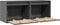 vidaXL - Wandkasten - 2 - st - 45x30x35 - cm - massief - grenenhout - grijs