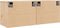 vidaXL - Wandkasten - 2 - st - 45x30x35 - cm - massief - grenenhout