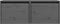 vidaXL - Wandkasten - 2 - st - 45x30x35 - cm - massief - grenenhout - grijs