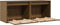 vidaXL - Wandkasten - 2 - st - 45x30x35 - cm - massief - grenenhout - honingbruin