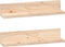 vidaXL - Wandkasten - 2 - st - 50x11x9 - cm - massief - grenenhout