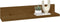vidaXL - Wandkasten - 2 - st - 50x11x9 - cm - massief - grenenhout - honingbruin
