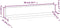 vidaXL - Wandkasten - 2 - st - 50x11x9 - cm - massief - grenenhout - honingbruin
