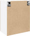 vidaXL - Wandkasten - 2 - st - 50x31x60 - cm - bewerkt - hout - sonoma - eikenkleurig
