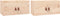 vidaXL - Wandkasten - 2 - st - 60x30x30 - cm - massief - grenenhout