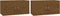 vidaXL - Wandkasten - 2 - st - 60x30x30 - cm - massief - grenenhout - honingbruin