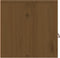 vidaXL - Wandkasten - 2 - st - 60x30x30 - cm - massief - grenenhout - honingbruin