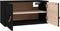 vidaXL - Wandkasten - 2 - st - 60x30x30 - cm - massief - grenenhout - zwart