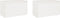 vidaXL - Wandkasten - 2 - st - 60x30x35 - cm - massief - grenenhout - wit