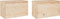 vidaXL - Wandkasten - 2 - st - 60x30x35 - cm - massief - grenenhout