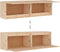 vidaXL - Wandkasten - 2 - st - 60x30x35 - cm - massief - grenenhout