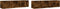 vidaXL - Wandkasten - 2 - st - 75x18x16,5 - cm - bewerkt - hout - gerookt - eikenkleurig