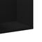vidaXL - Wandkasten - 2 - st - 75x18x16,5 - cm - bewerkt - hout - zwart