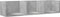 vidaXL - Wandkasten - 2 - st - 75x18x16,5 - cm - bewerkt - hout - betongrijs