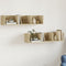 vidaXL - Wandkasten - 2 - st - 75x18x16,5 - cm - bewerkt - hout - sonoma - eikenkleurig