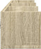 vidaXL - Wandkasten - 2 - st - 75x18x16,5 - cm - bewerkt - hout - sonoma - eikenkleurig