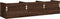 vidaXL - Wandkasten - 2 - st - 75x18x16,5 - cm - bewerkt - hout - bruin - eikenkleur