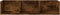vidaXL - Wandkasten - 2 - st - 75x18x16,5 - cm - bewerkt - hout - gerookt - eikenkleurig